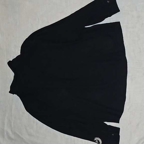 Victoria's Secret Pink Fleece Black Shacket XL - Picture 12 of 13